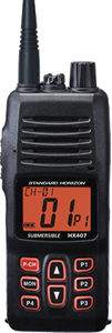Radio marina - HX407 - Standard horizon - portatile / UHF / sommergibile