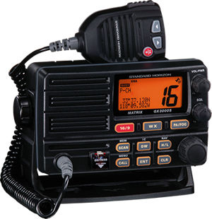Radio per barca - GX3000S - Standard horizon - fissa / VHF / sommergibile