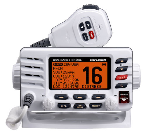 Radio per nave - EXPLORER GX1600 - Standard horizon - fissa / VHF / a tenuta stagna