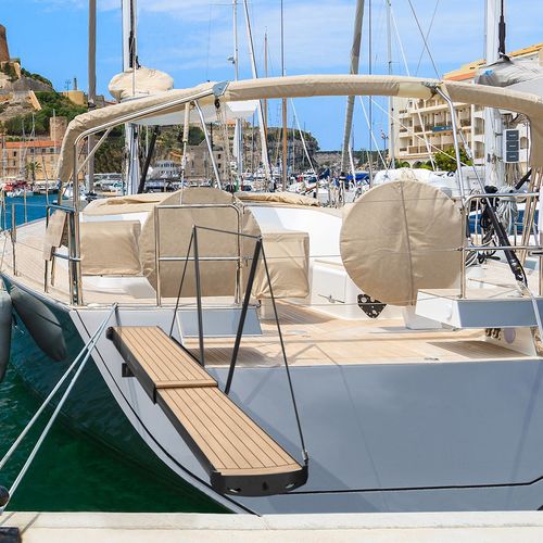 Passerella per barca - PI 461 MISS - Besenzoni SpA - per yacht / per barca a vela / telescopica