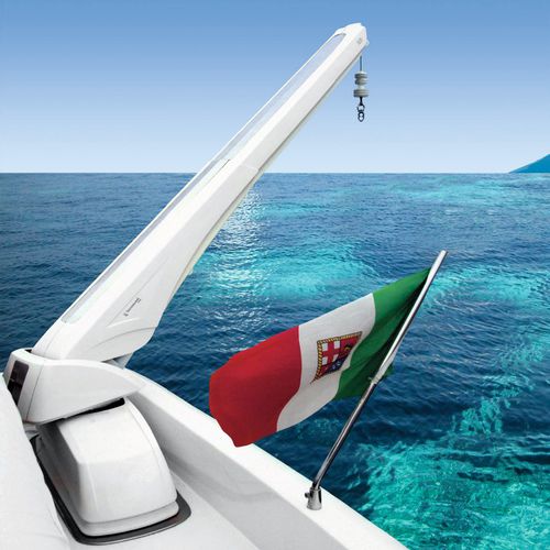Gruetta per yacht - G 711 - Besenzoni SpA - idraulica / girevole / telescopica