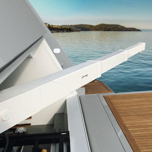 Gruetta per yacht - G 433 - Besenzoni SpA - idraulica / a scomparsa / telescopica