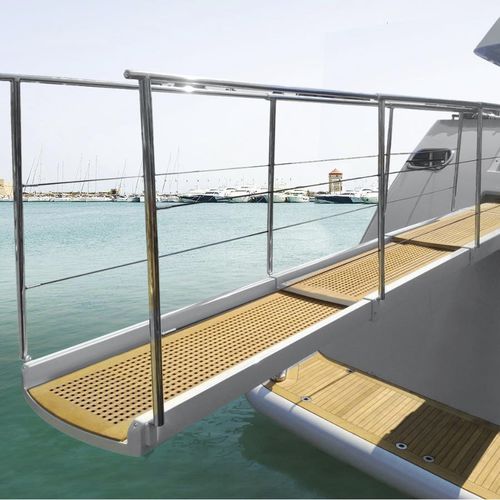 Passerella per barca - PI 883  - Besenzoni SpA - per yacht / telescopica / a scomparsa