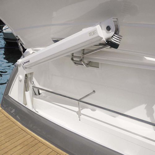 Gru per yacht - G 407 - Besenzoni SpA - con braccio / telescopica / idraulica