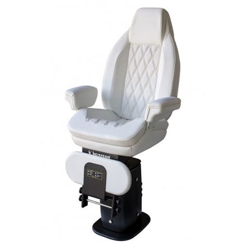 Sedile pilota - P 443 DIAMOND - Besenzoni SpA - per barca / con braccioli / regolabile