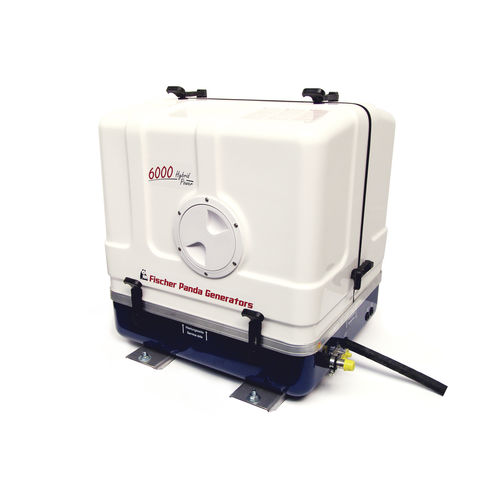 Gruppo elettrogeno diesel - AGT-DC 6000-48V PMS - Fischer Panda - per barca / 400 Hz / insonorizzato