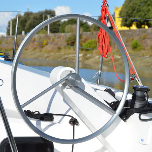Ruota del timone per barca a vela - Triak - Goiot Systems - in carbonio / in titanio / racing