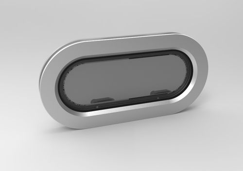 Oblò rettangolare - CRISTAL RANGE - Goiot Systems - per barca / per yacht / apribile