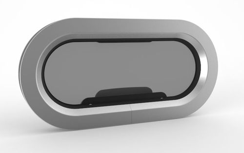 Oblò rettangolare - Opal  - Goiot Systems - per barca / per yacht / apribile