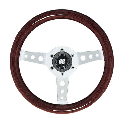 Volante per barca a motore in legno - CAPRI - ULTRAFLEX S.P.A. - racing / a tre razze / marrone