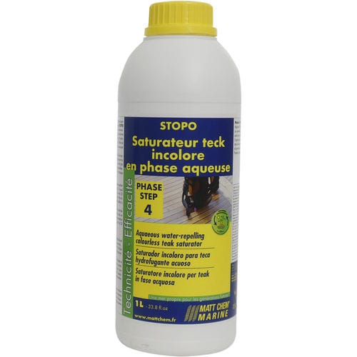 Olio nutriente - STOPO - MATT CHEM MARINE - per legni esotici / per barca
