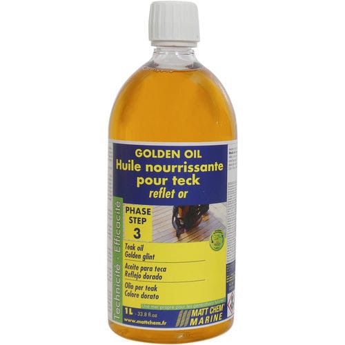 Olio per legni esotici - GOLDEN OIL  - MATT CHEM MARINE - marino