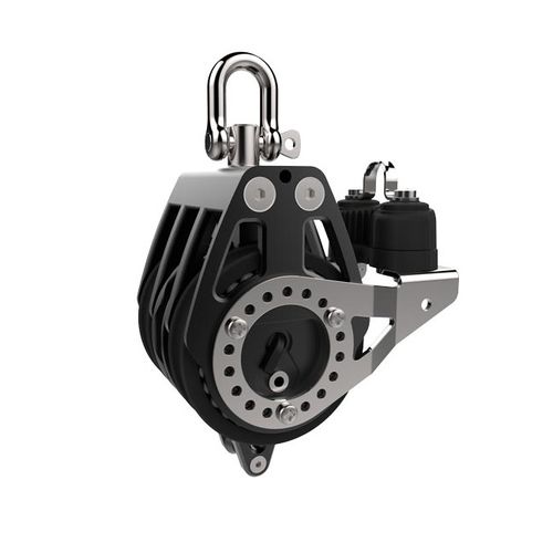 Bozzello triplo - Racing  - LEWMAR - con strozzascotte / a violino / winch
