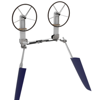 Meccanismo di sterzo per nave - Cassette steering system - LEWMAR - meccanico