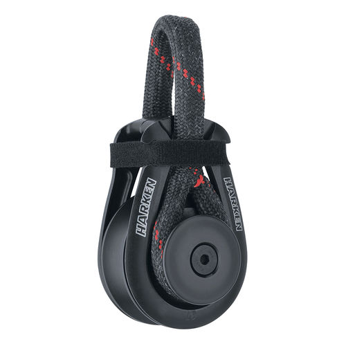 Bozzello singolo - 3301 - Harken - apribile / con attacco tessile / ø max. cima: 18 mm