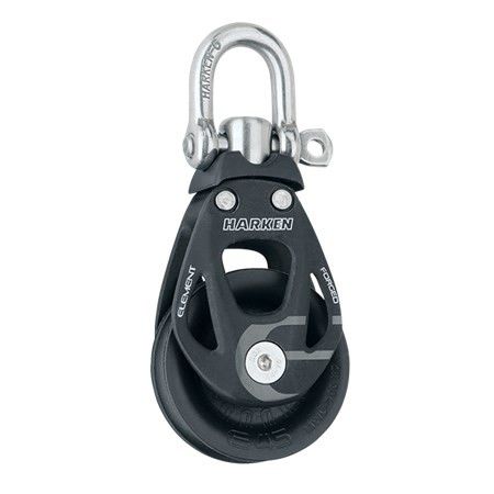 Bozzello singolo - 6230 - Harken - girevole / con girella / ø max. cima: 12 mm