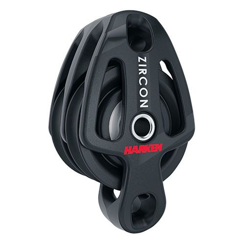 Bozzello doppio - 2193 - Harken - di rinvio / con arricavo / ø max. cima: 8 mm