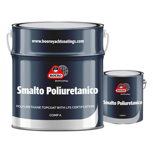 Lacca per imbarcazione da diporto - SMALTO POLIURETANICO - Boero YachtCoatings - in poliuretano / topcoat / bianca