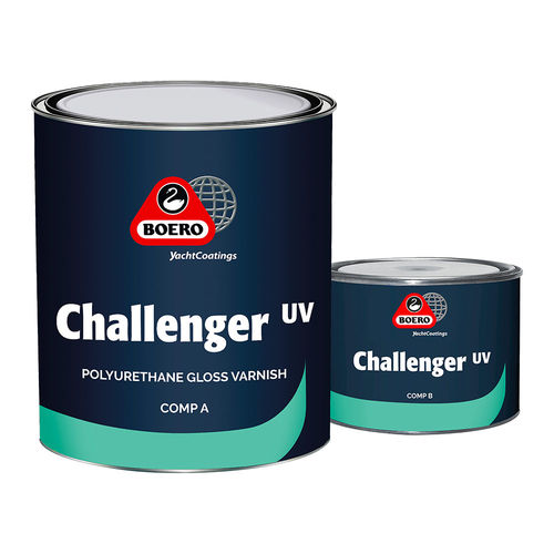 Vernice trasparente per barca - CHALLENGER UV - Boero YachtCoatings - per legno / bicomponente / in poliuretano