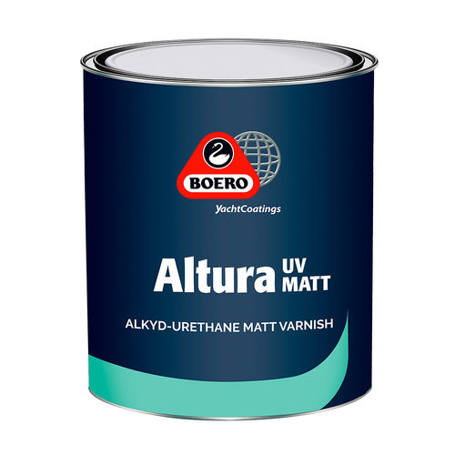 Vernice trasparente per barca - ALTURA UV MAT - Boero YachtCoatings - per legno / monocomponente / uretanica