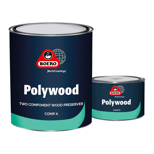 Vernice trasparente per barca - POLYWOOD - Boero YachtCoatings - per legno / bicomponente / in poliuretano
