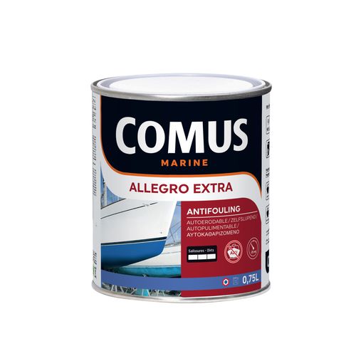 Antivegetativa per barca - ALLEGRO EXTRA  - COMUS MARINE - erodibile / fibra di vetro / acrilica