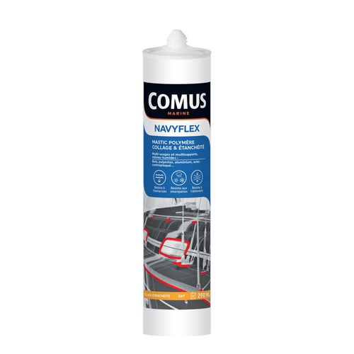 Colla-mastice polimerica - NAVYFLEX  - COMUS MARINE - multiuso / resistente agli UV
