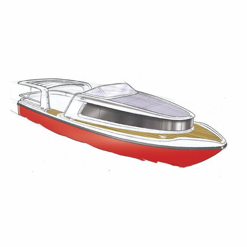 Barca professionale barca per trasporto passeggeri - Aquabus 1050 Deluxe - Grove Boats - entrobordo / elettrica / rimorchiabile