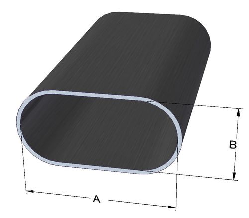 Tubo rettangolare in fibra di carbonio opaco Twill 3K tubo cfrp tubo quadrato in