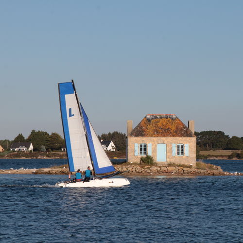 Catamarano sportivo da turismo - L - ERPLAST - per scuola / per due persone / con trapezio doppio