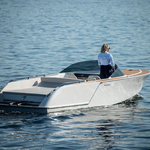 Runabout entrobordo - 650 Alassio - FRAUSCHER BOOTSWERFT - elettrico / con dual console / open