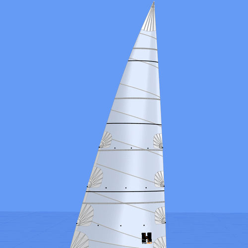 Randa - TOURING - Hydesails - per barca a vela da crociera / cross-cut / Dacron®