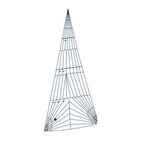 Vela di prua - GRAND PRIX - Hydesails - per barca a vela da regata e crociera / a membrana