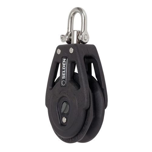 Bozzello singolo - 406-301-01 - SELDÉN MAST - winch / con girella / ø max. cima: 10 mm