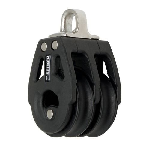 Bozzello doppio - 403-101-04 - SELDÉN MAST - di rinvio / con attacco fisso / con cuscinetto a sfere