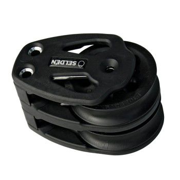 Bozzello doppio - 408-001-20 - SELDÉN MAST - di rinvio / orrizontale / con forcella fissa
