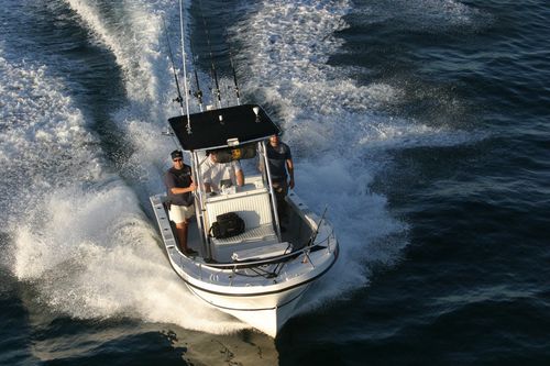 Barca open fuoribordo - 227  - Dusky Marine - da pesca sportiva / con T-top