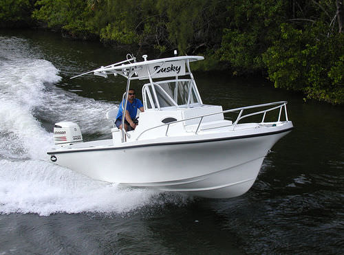 Walkaround fuoribordo - 227 - Dusky Marine - da pesca sportiva / con T-top