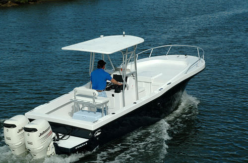 Walkaround fuoribordo - 252 CUDDY - Dusky Marine - da pesca sportiva / con T-top