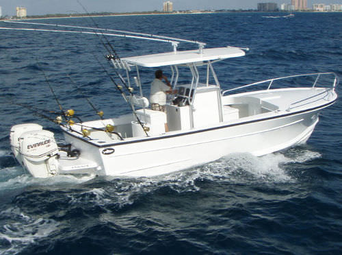 Barca open fuoribordo - 28 XL - Dusky Marine - bimotore / da pesca sportiva / con cabina