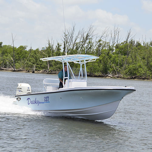 Barca open fuoribordo - 227 XF - Dusky Marine - bimotore / da pesca sportiva / con T-top
