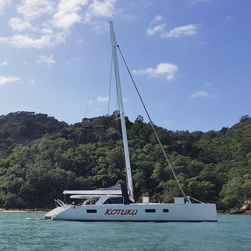 Boma per sailing yacht - Multihull - Hall Spars & rigging - avvolgitore / a V / in carbonio