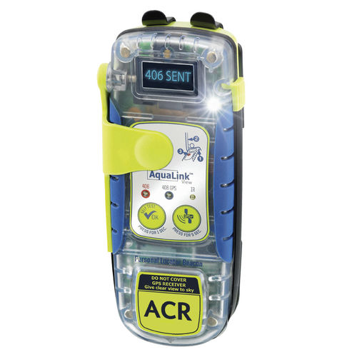 Localizzatore personale di emergenza per barca - AquaLink™ View - ACR - satellite / GPS / categoria 1