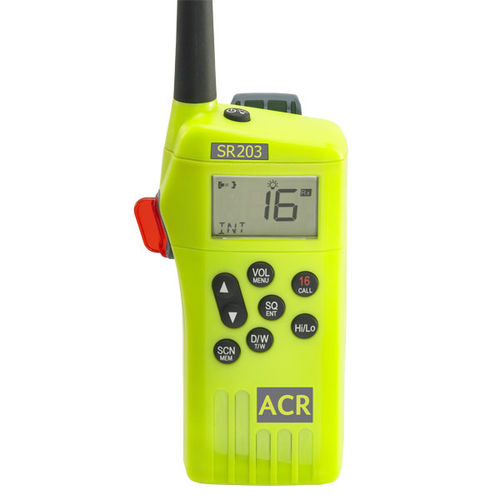 Radio marina - SR203 - ACR - per nave / portatile / VHF