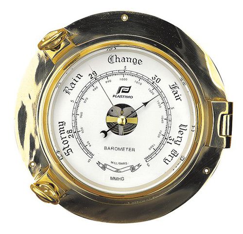 Barometro analogico - 31230 - Plastimo - in ottone / bianco
