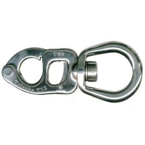 Moschettone con girella - T12 - LB - Tylaska - a sgancio rapido / di scotta