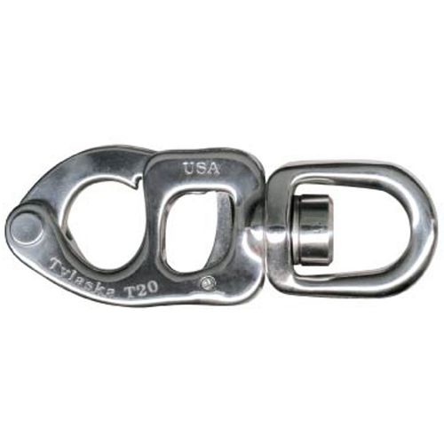 Moschettone con girella - T20 - SB - Tylaska - a sgancio rapido / di scotta