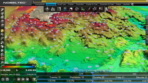 Software per pesca professionale - TIMEZERO   - Nobeltec - per nave da pesca