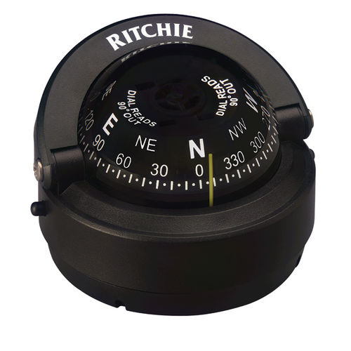 Bussola di rotta per barca - S-OFF90 - Ritchie Navigation - magnetica / orizzontale / da incasso