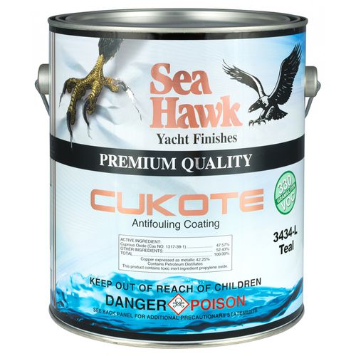 Antivegetativa per barca - Cukote 330 VOC™ - Sea Hawk - autopulente / fibra di vetro / per legno